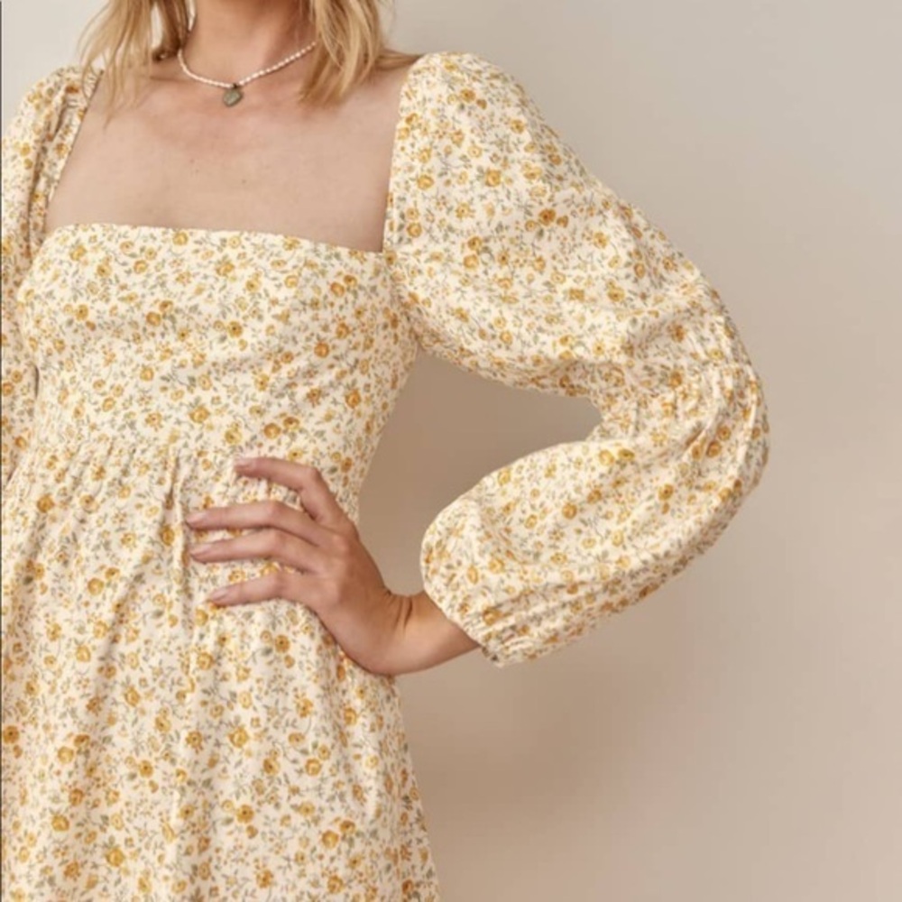💛Reformation Michaela Dress Lima